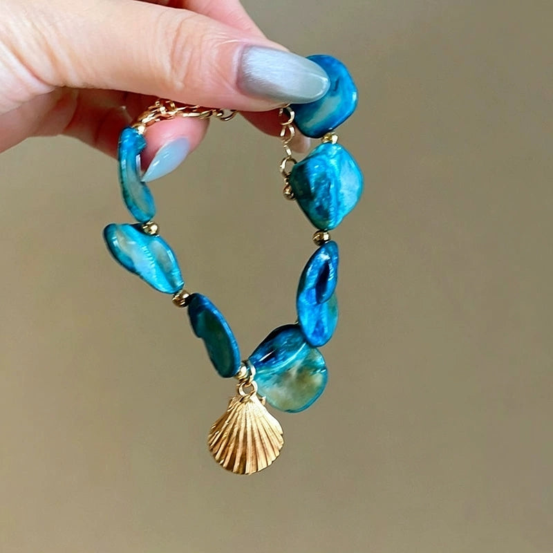Blue Shell Bracelet