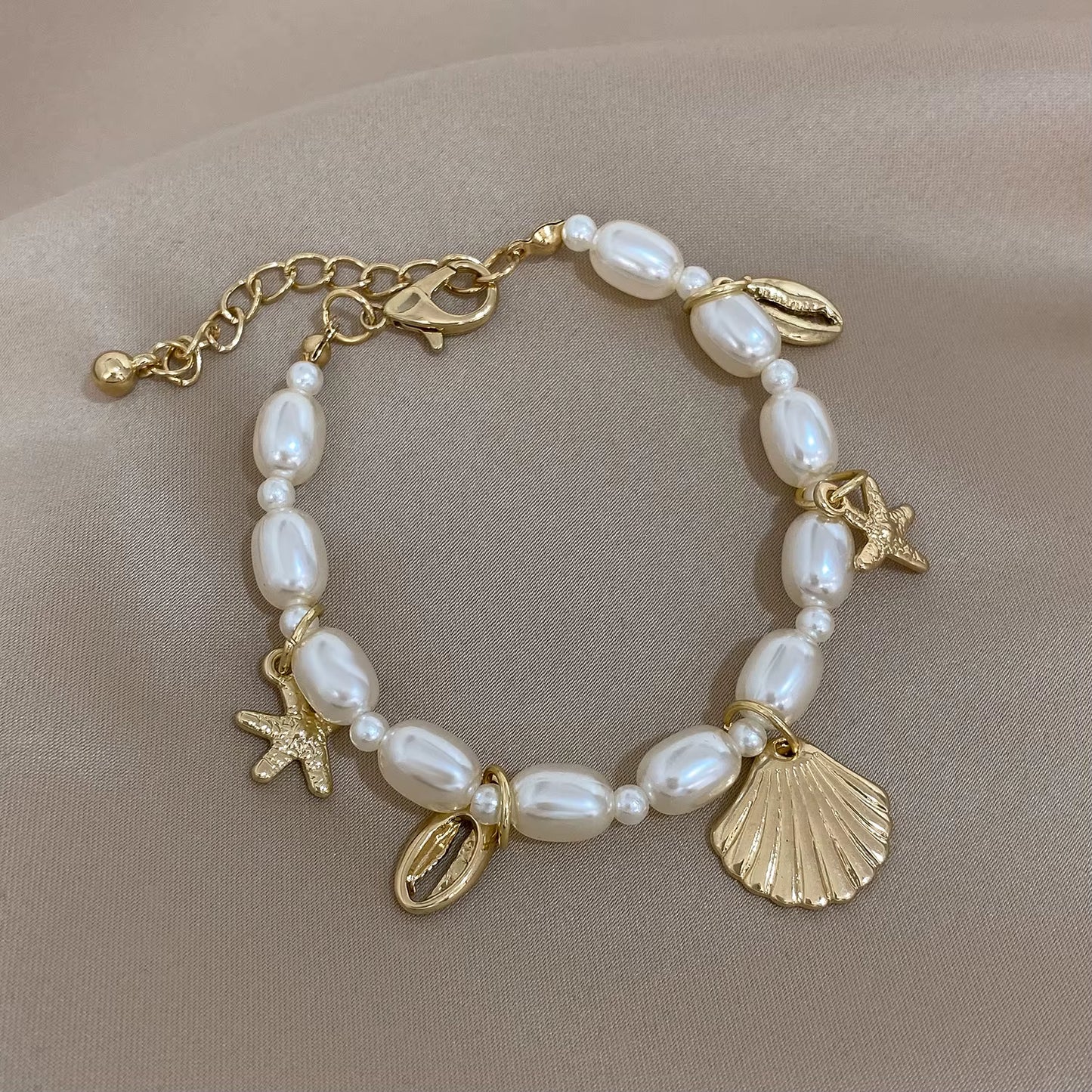 scallop shell bracelet
