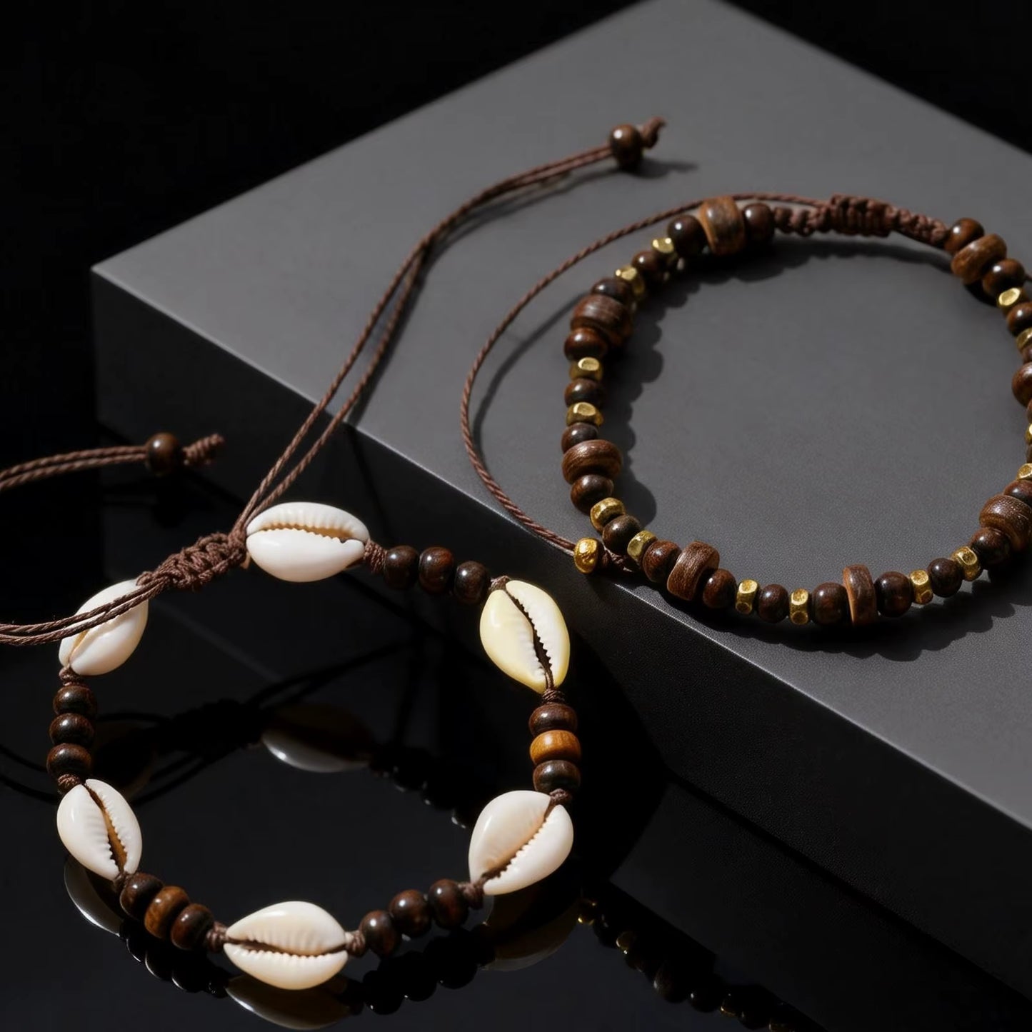 Shell Bead Bracelet