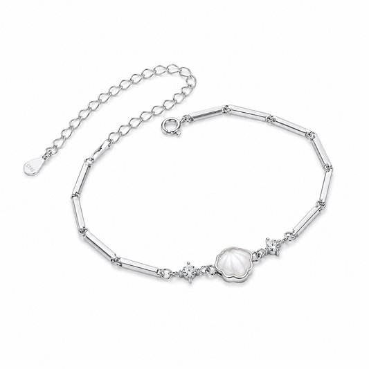 Sterling Silver Seashell Bracelet