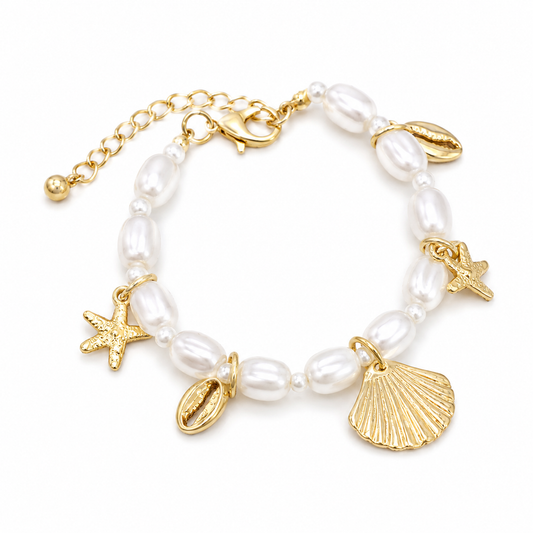 scallop shell bracelet