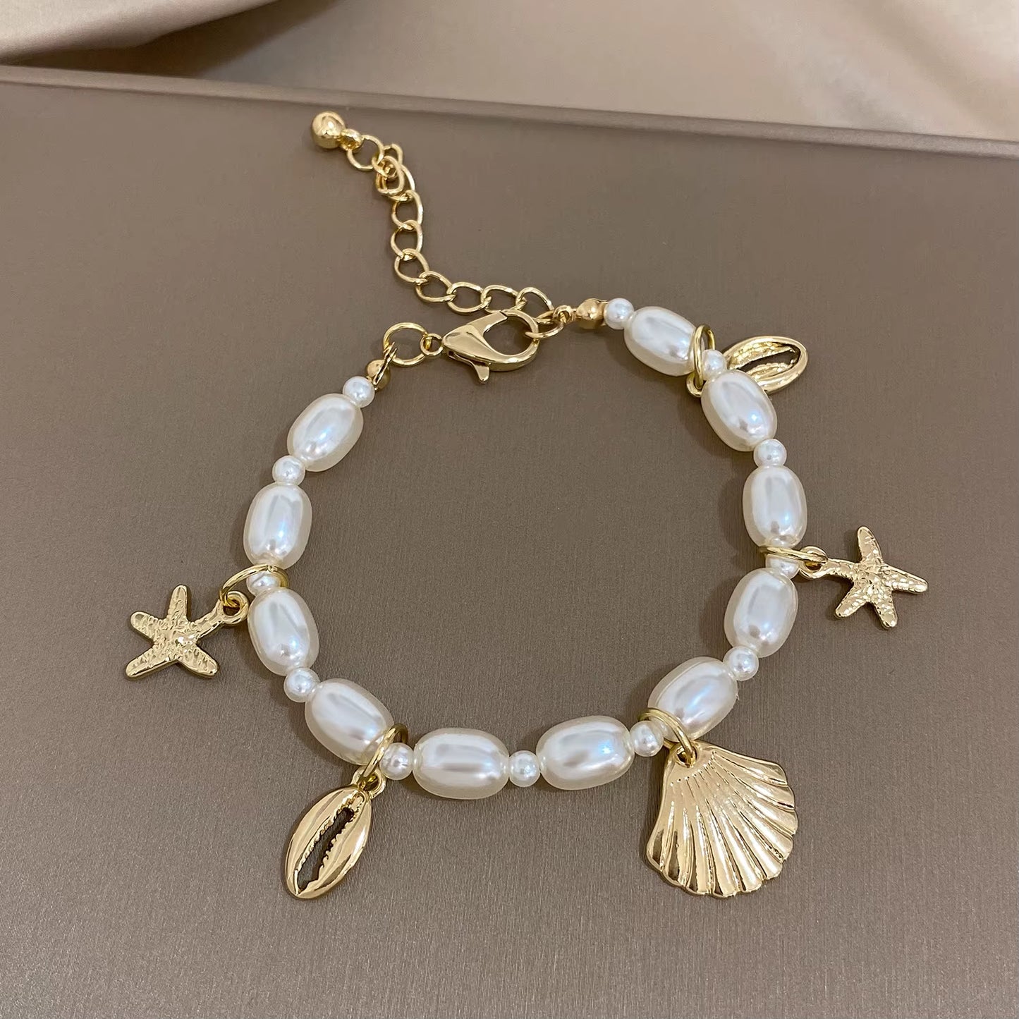 scallop shell bracelet