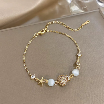 Shell Bracelet Gold