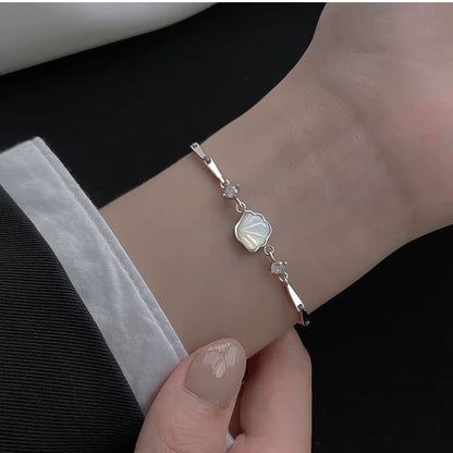 Sterling Silver Seashell Bracelet
