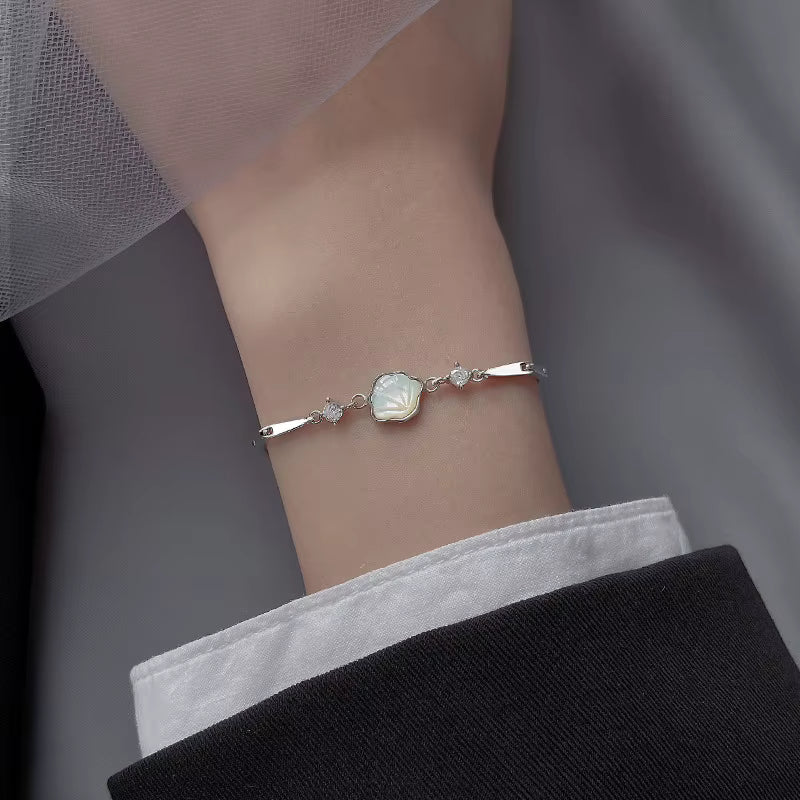 Sterling Silver Seashell Bracelet