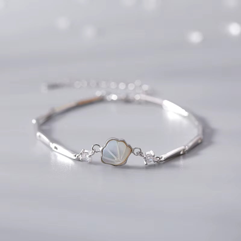 Sterling Silver Seashell Bracelet