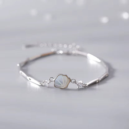 Sterling Silver Seashell Bracelet