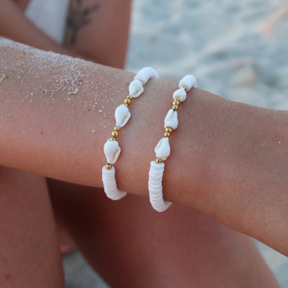 White Seashell Bracelet