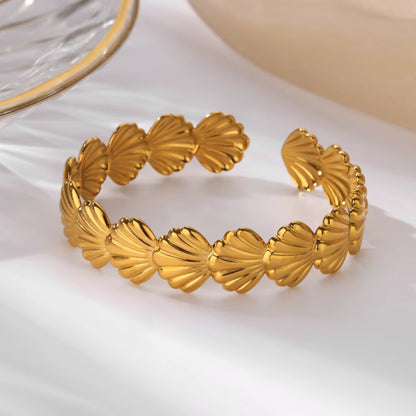 Gold Shell Bracelet