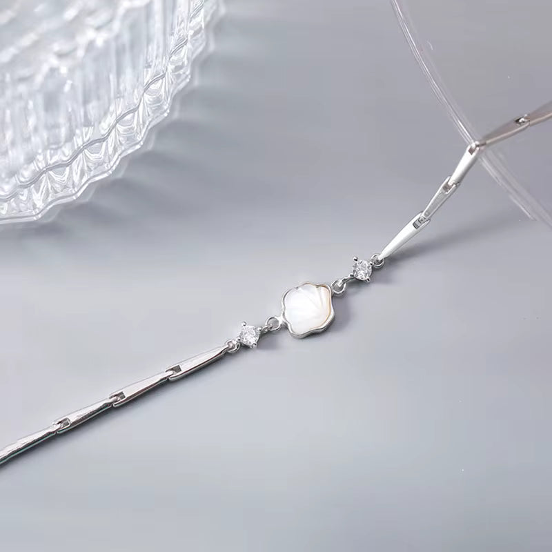 Sterling Silver Seashell Bracelet