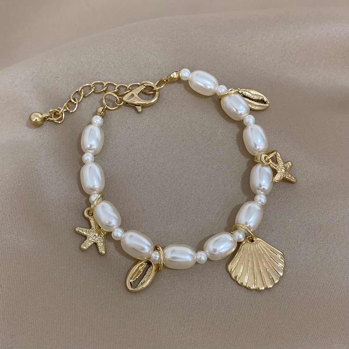 scallop shell bracelet