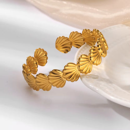 Gold Shell Bracelet