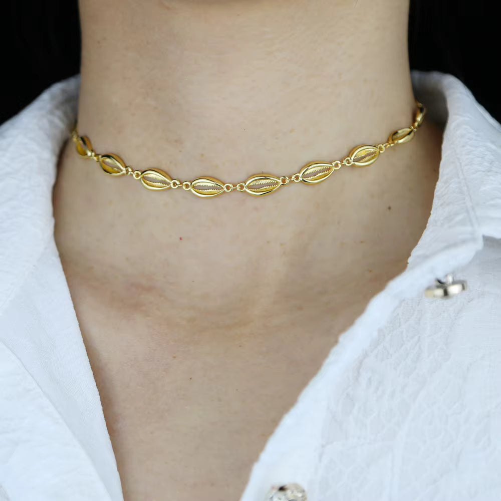 Gold Shell Necklace