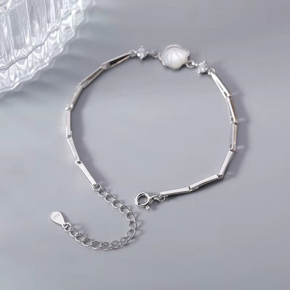 Sterling Silver Seashell Bracelet