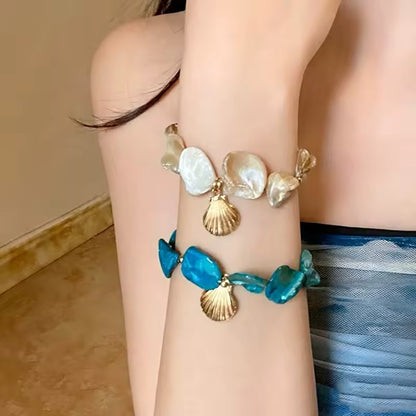 Blue Shell Bracelet