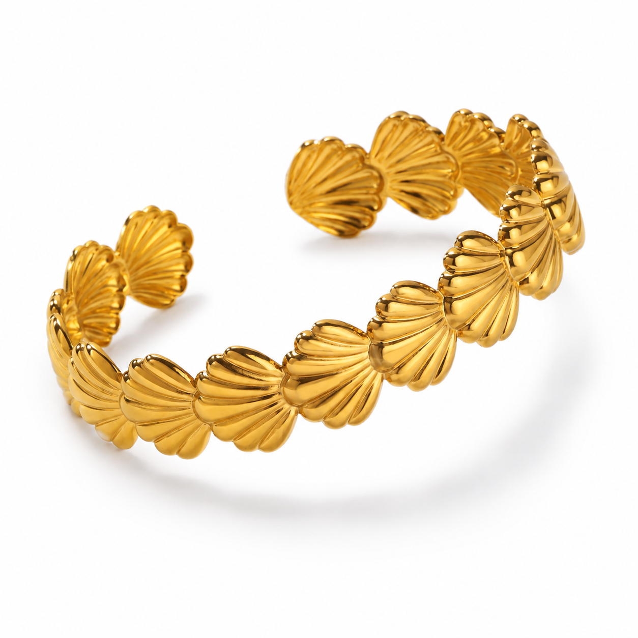 Gold Shell Bracelet
