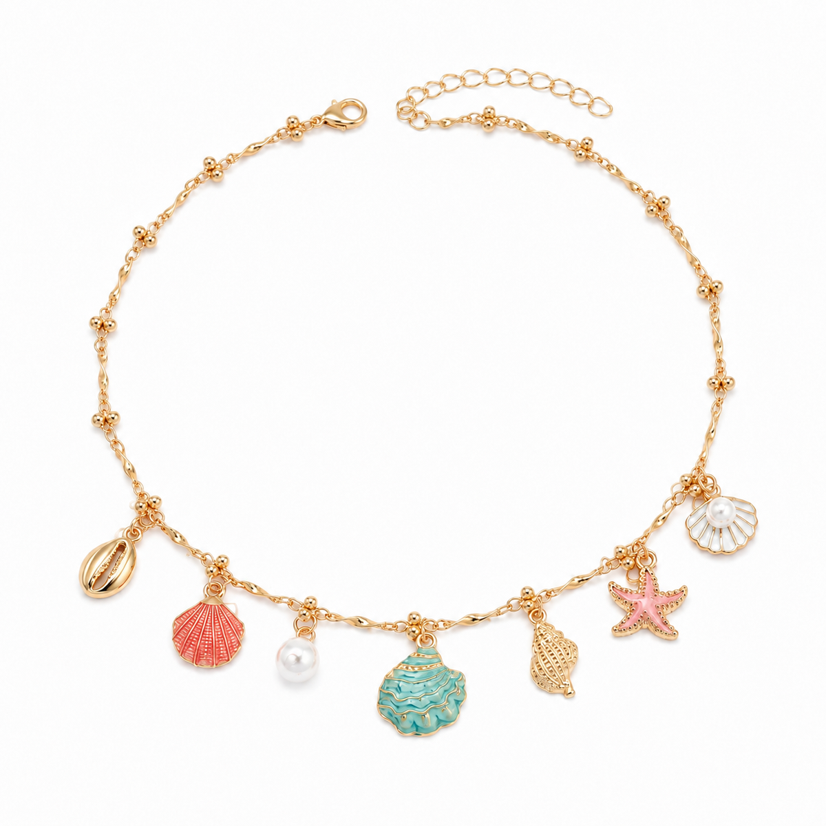 Colorful Seashell Necklace